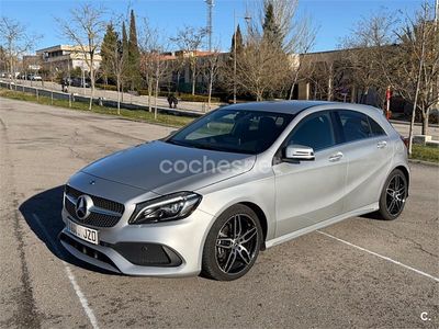 Usado Mercedes A200 AMG line 136 CV (100 kW) 2017 Gris / plata Berlina