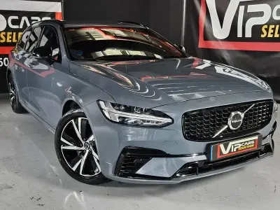 Usado Volvo V90 R-Design 340 CV (250 kW) 2021 Gris / plata Familiar