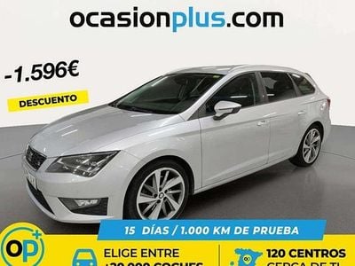 Usado Seat Leon ST FR 184 CV (135 kW) 2016 Gris plata Familiar