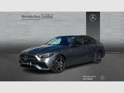 Usado Mercedes C300e AMG line 313 CV (230 kW) 2025 Gris Berlina