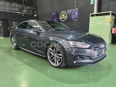 Gris / plata Usado 2017 Audi A5 Sportback Ambiente Utilitario | 26.990 € (Un poco caro)