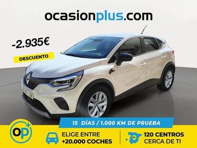 Blanco Usado 2022 Renault Captur Intens SUV | 15.390 € (Precio justo)