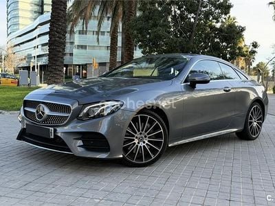 Usado Mercedes E350 258 CV (189 kW) 2018 Gris / plata Coupe