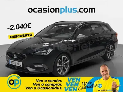 Usado Seat Leon FR 150 CV (110 kW) 2025 Negro Familiar