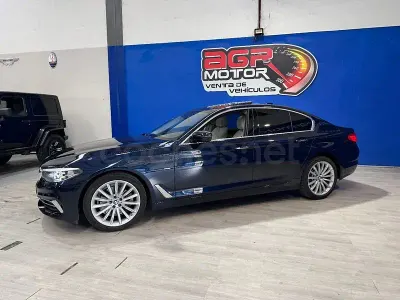 Używany BMW 520 Luxury Line 190 KM (139 kW) 2018 Niebieski Sedan/Limuzyna