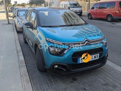 Usado Citroën C3 Feel 83 CV (61 kW) 2021 Azul Utilitario