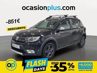 Usado Dacia Sandero Stepway 90 CV (66 kW) 2017 Negro SUV