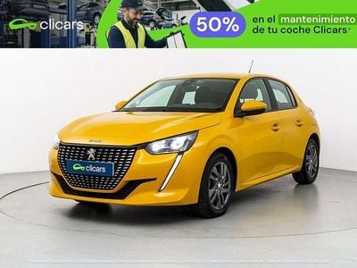 Usado Peugeot 208 Active 102 CV (75 kW) 2021 Amarillo Utilitario