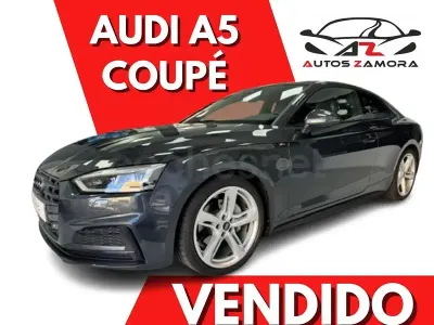 Usado Audi A5 S-Line 218 CV (160 kW) 2018 Negro Coupe