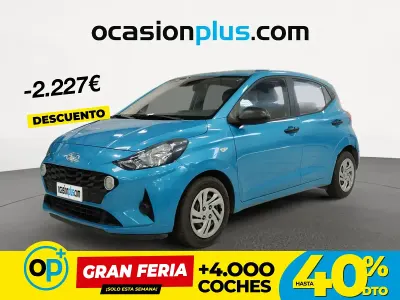 Usado Hyundai i10 67 CV (49 kW) 2022 Azul Utilitario