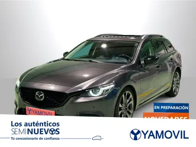 Usado Mazda 6 Luxury 175 CV (128 kW) 2018 Gris / plata Familiar