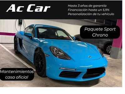 Usado Porsche 718 Cayman 300 CV (220 kW) 2019 Azul Coupe