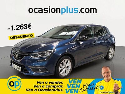 Usado Renault Mégane IV LIMITED 130 CV (95 kW) 2018 Azul Berlina