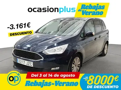 Usado Ford Grand C-Max Trend 120 CV (88 kW) 2017 Azul Monovolumen