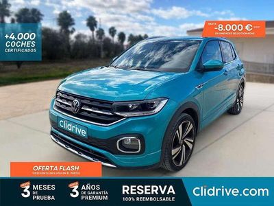 Usado VW T-Cross Advance 110 CV (80 kW) 2023 Verde SUV