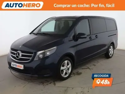 Käytetty Mercedes V220 163 HP (119 kW) 2018 Sininen Tila-auto