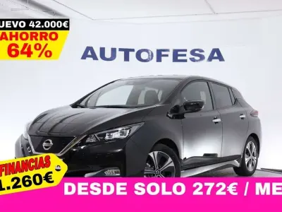 Usado Nissan Leaf Tekna 39 kW (54 CV) 2021 Negro Utilitario