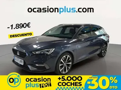 Usado Seat Leon ST FR 150 CV (110 kW) 2021 Gris Familiar