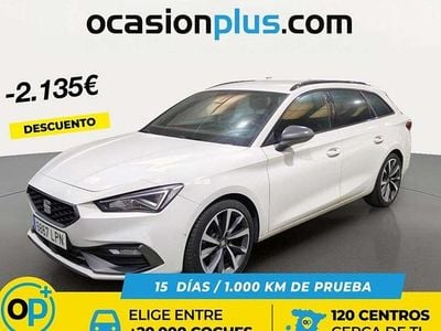 Usado Seat Leon ST FR 150 CV (110 kW) 2021 Blanco Familiar