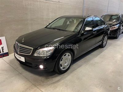Usado Mercedes C200 Elegance 122 CV (89 kW) 2008 Negro Berlina