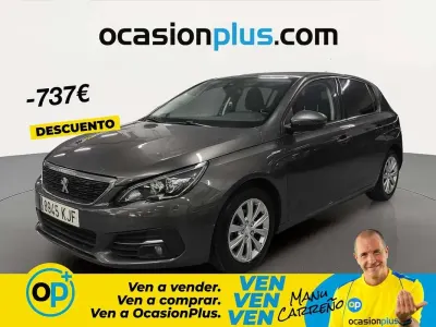 Usado Peugeot 308 Style 110 CV (80 kW) 2018 Gris Utilitario