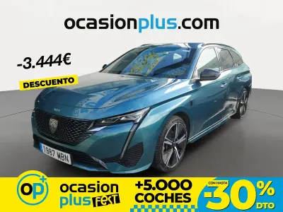 Usado Peugeot 308 GT 130 CV (95 kW) 2022 Azul Familiar