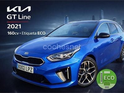 Usado Kia Ceed GT GT-Line 160 CV (117 kW) 2021 Azul Familiar