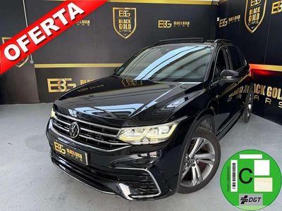Usado VW Tiguan R-line 150 CV (110 kW) 2021 Negro SUV