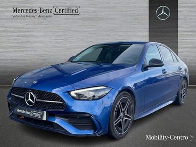 Spektral blue metallic paint Usado 2021 Mercedes C220 AMG line Berlina | 36.900 € (Precio justo)