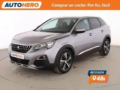 Usado Peugeot 3008 Allure 130 CV (95 kW) 2019 Gris SUV
