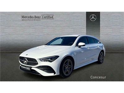 Usado Mercedes CLA250e Shooting Brake AMG line 218 CV (160 kW) 2024 Blanco polar Familiar