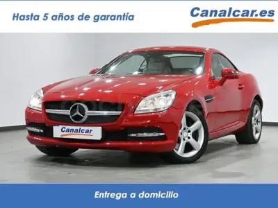 Usado Mercedes SLK250 204 CV (150 kW) 2011 Rojo Descapotable