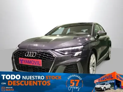 Usado Audi A3 S-Line 204 CV (150 kW) 2021 Gris / plata Berlina