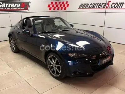 Usado Mazda MX5 184 CV (135 kW) 2022 Azul Descapotable