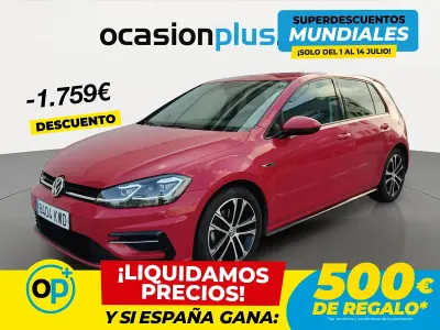 Usado VW Golf VII Sportline 150 CV (110 kW) 2019 Rojo Berlina