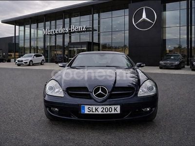 Usado Mercedes SLK200 163 CV (119 kW) 2006 Azul Descapotable