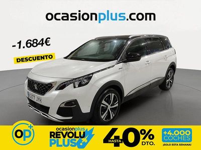 Usado Peugeot 5008 GT-line 150 CV (110 kW) 2017 Blanco Monovolumen