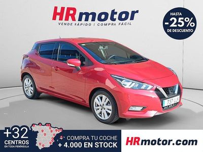 Usado Nissan Micra Acenta 102 CV (75 kW) 2019 Rojo Utilitario