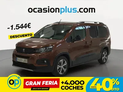 Usado Peugeot Rifter GT-line 130 CV (95 kW) 2019 Marrón Monovolumen