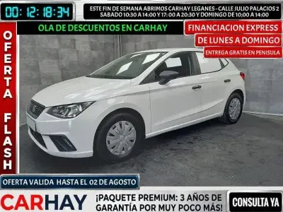 Usado Seat Ibiza Business 90 CV (66 kW) 2021 Blanco Utilitario
