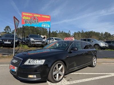 Usado Audi A6 S-Line 190 CV (139 kW) 2011 Negro Familiar