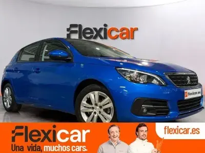 Usado Peugeot 308 Active 110 CV (80 kW) 2021 Azul Berlina