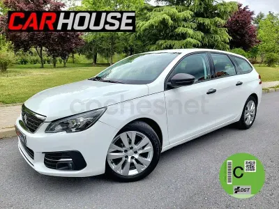 Usado Peugeot 308 SW Style 130 CV (95 kW) 2021 Blanco Familiar