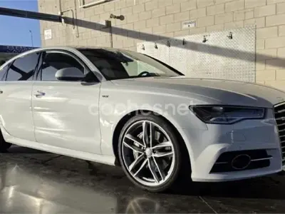 Usado Audi A6 S-Line 320 CV (235 kW) 2018 Blanco Berlina