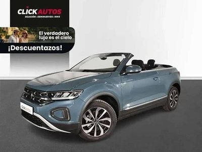 Usado VW T-Roc Cabriolet Style 150 CV (110 kW) 2023 Azul Descapotable