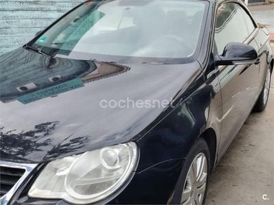 Negro Usado 2007 VW Eos Descapotable | 5400 € (Buen precio)