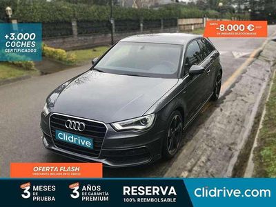 Usado Audi A3 Premium 150 CV (110 kW) 2014 Gris Utilitario
