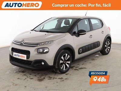 Usado Citroën C3 Feel 82 CV (60 kW) 2019 Gris Utilitario