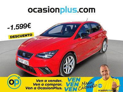 Usado Seat Ibiza FR 110 CV (80 kW) 2021 Rojo Utilitario