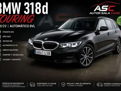 Usado BMW 318 Comfort Edition 150 CV (110 kW) 2021 Negro Familiar